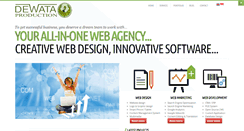 Desktop Screenshot of dewata-production.com
